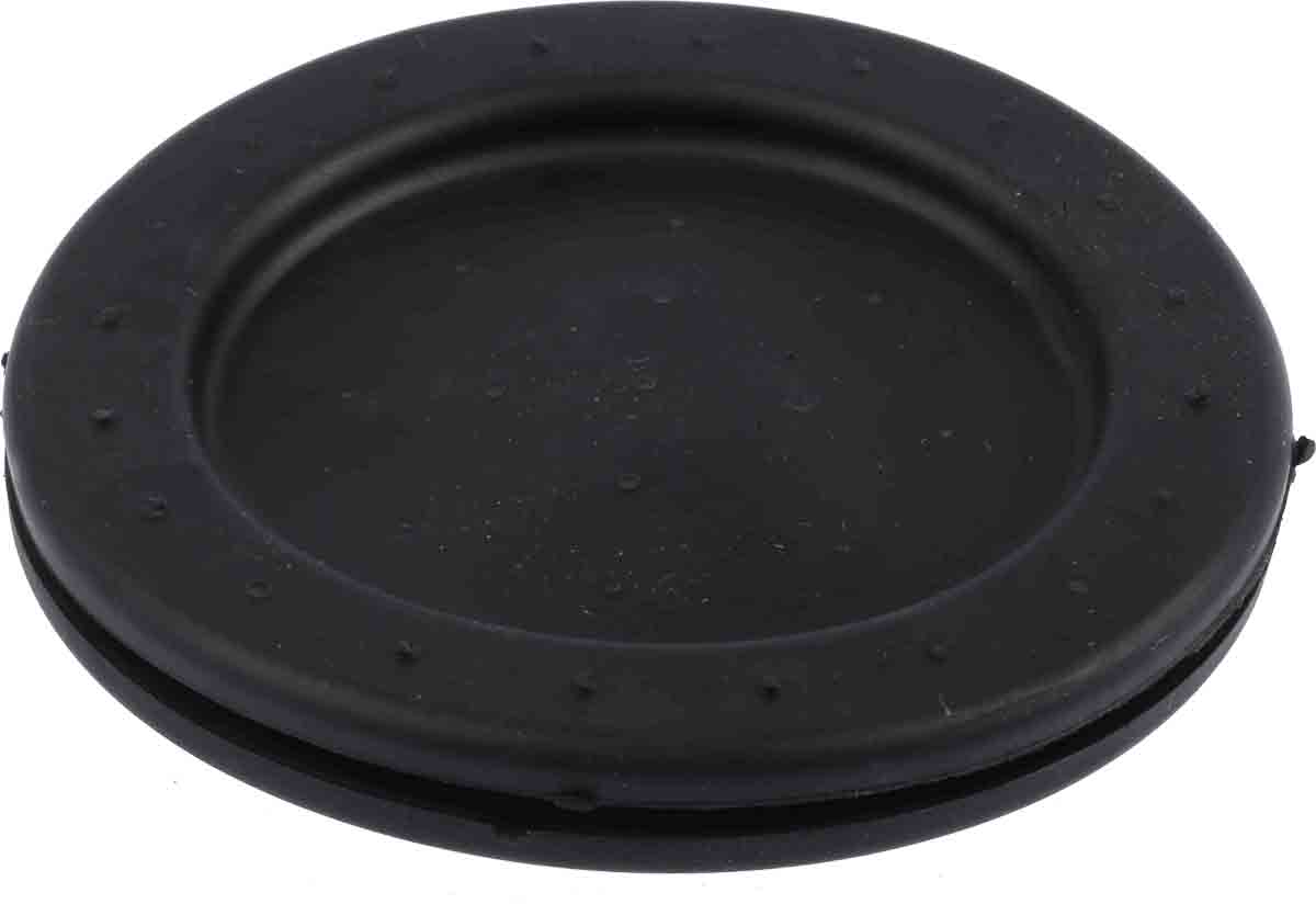 RS PRO DG Black Polychloroprene 64 mm Cable Grommet for 53 mm Cable Dia. for 1 mm Cable Dia.