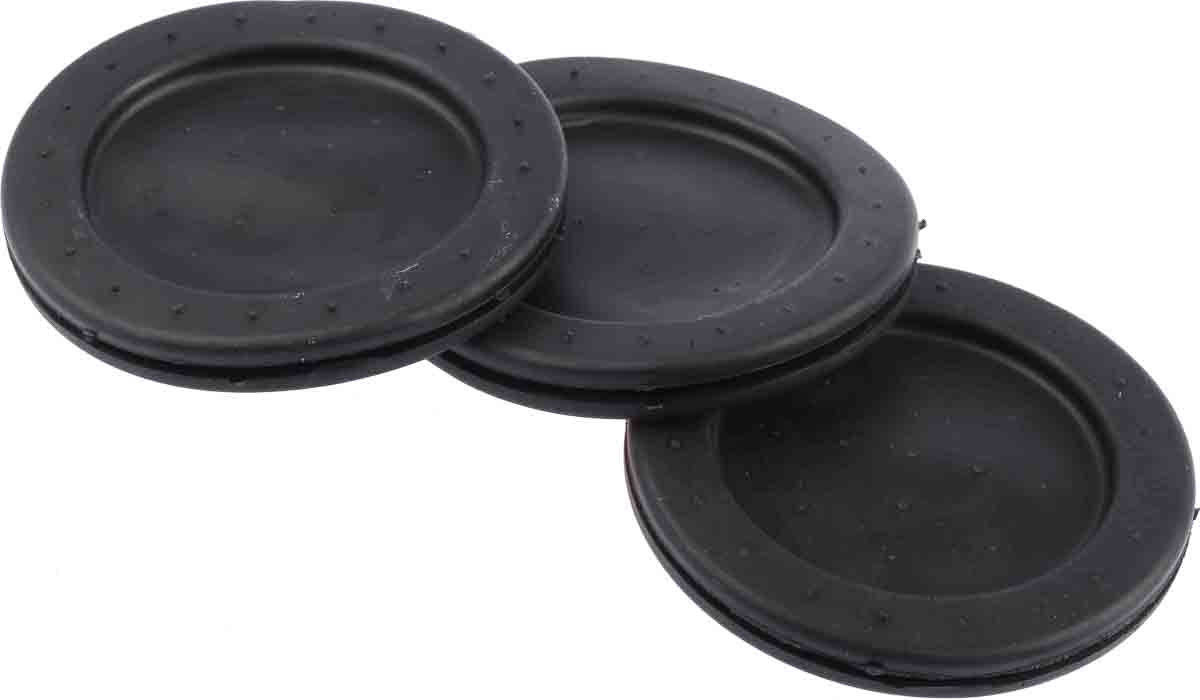 136-6705 RS PRO DG Black Polychloroprene 64 mm Cable Grommet for 53 mm Cable Dia. for 1 mm Cable Dia.