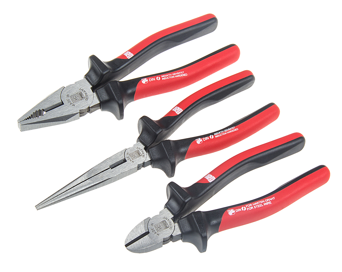 RS PRO 3-Piece Plier Set