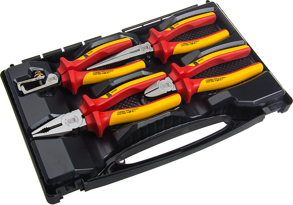 RS PRO 4-Piece Plier Set