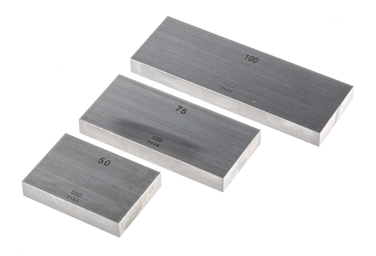 136-8088 RS PRO Gauge Block Set Alloy Steel Metric, 11 piece