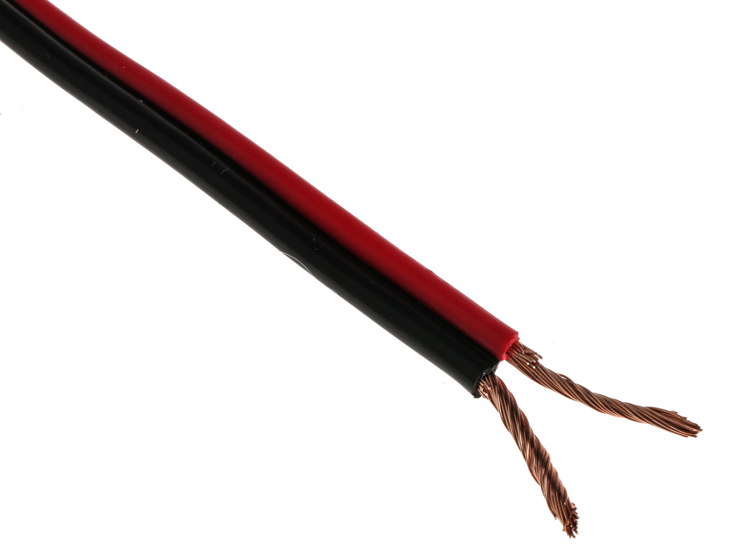136-8134 RS PRO FHP Series 2 Core Audio Cable, 100 m, Red, Black