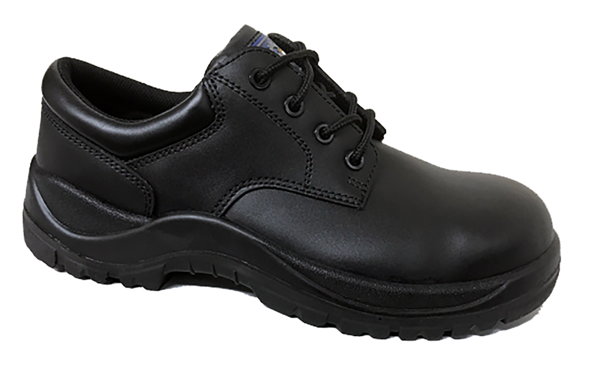Rockfall Austin Black Fibreglass Safety Shoes, UK 8
