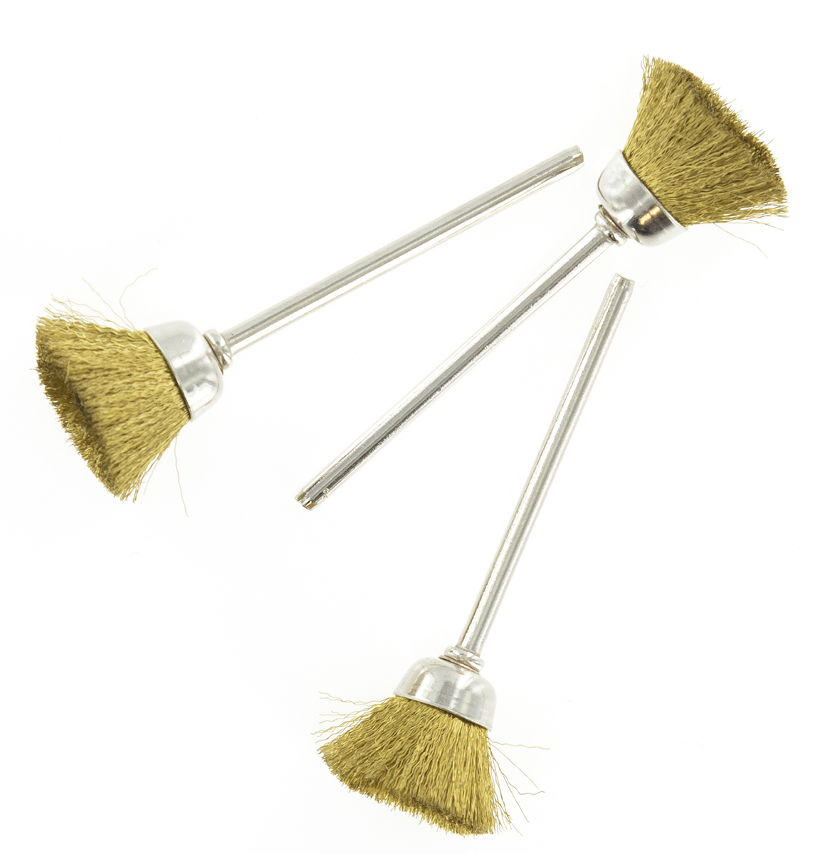 RS PRO Brass Crimp Wire Abrasive Brush, 2.35 mm Diameter
