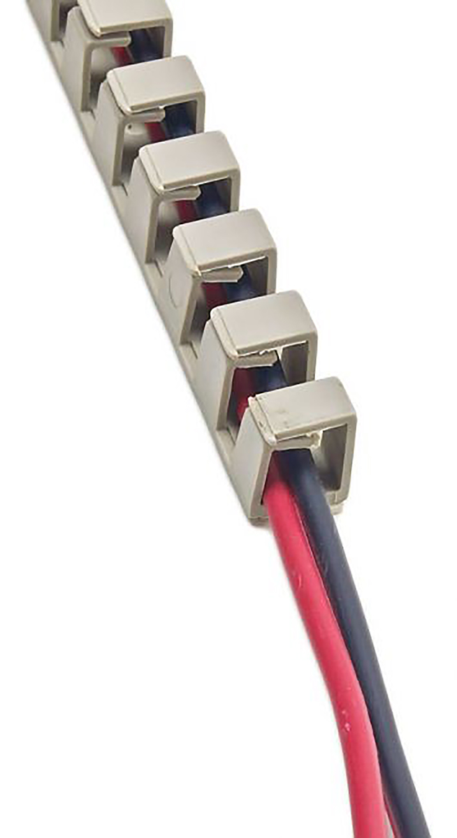 136-9916 RS PRO VK Self-Adhesive Grey - Flexible Slot, W9mm x D11 mm, L500.00 mm, Polypropylene