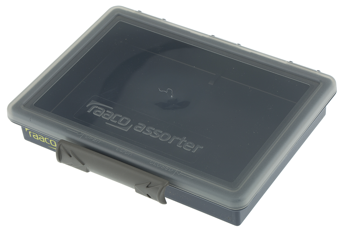 136129 Raaco Blue Polypropylene Adjustable Compartments Compartment Box, 32 mm x 175mm x 143 mm