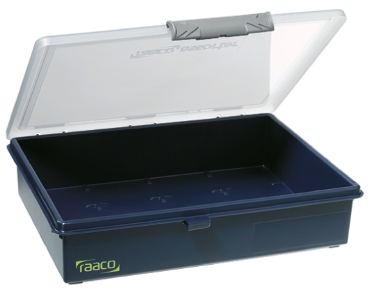 Raaco Blue Polypropylene Adjustable Compartments Compartment Box, 56 mm x 241mm x 195 mm