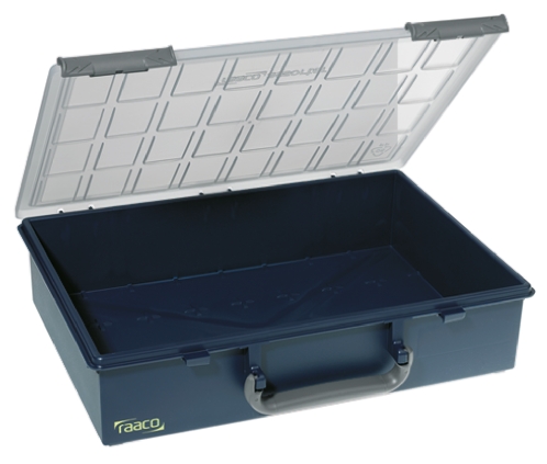 Raaco Blue Polypropylene Adjustable Compartments Compartment Box, 78 mm x 338mm x 261 mm