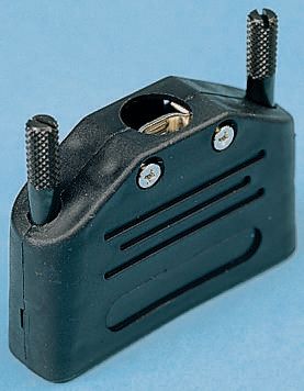 TE Connectivity Plastic Straight D-Sub Backshell, 25 Way