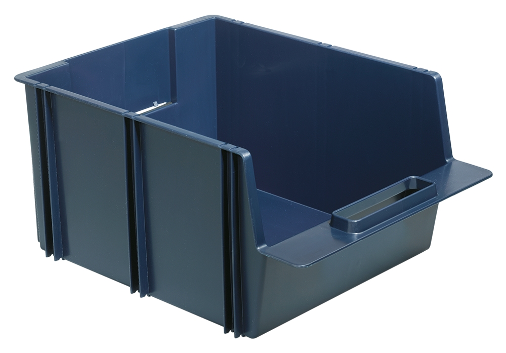 Raaco Polypropylene Storage Bin, 375 mm x 280 mm x 186 mm, Blue