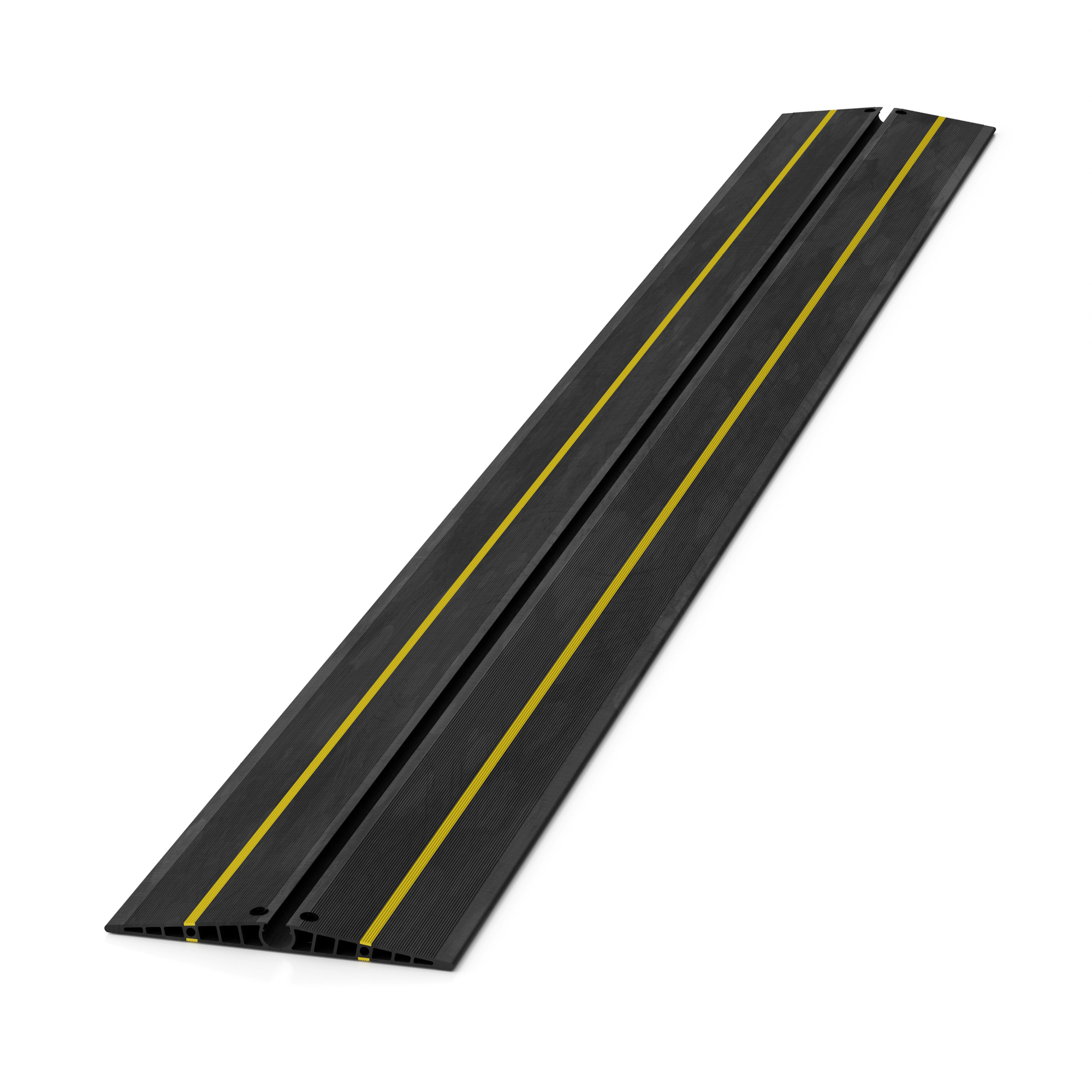 RS PRO 2 m Black, Yellow EV Cable Cover, 18 mm ID