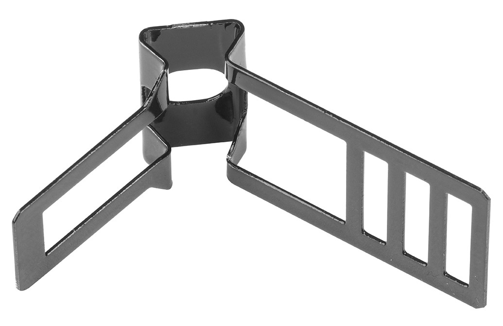 RS PRO Black Cable Cover in Steel, 17 mm ID