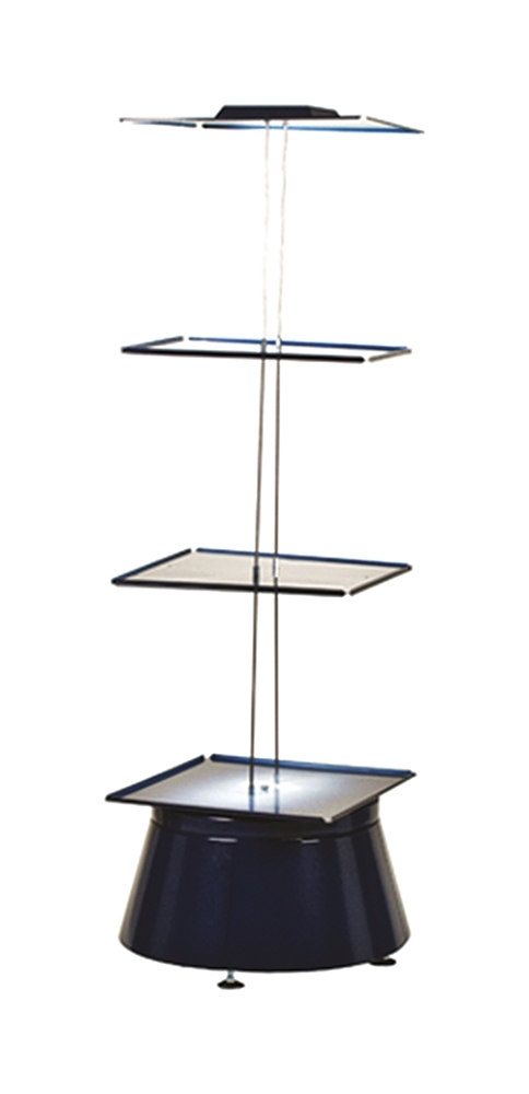 Raaco Empty Cabinet Turntable, Steel, 1760 mm x 680mm x 680 mm, Blue