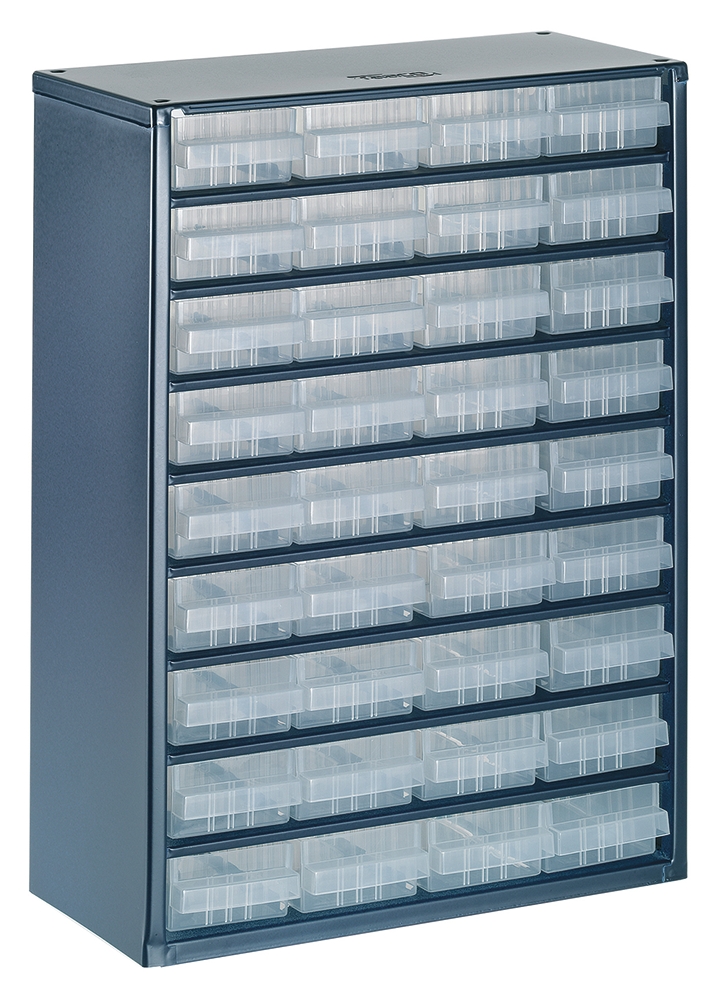 Raaco Drawer Storage Unit 36, Steel, 417 mm x 306mm x 150 mm, Blue