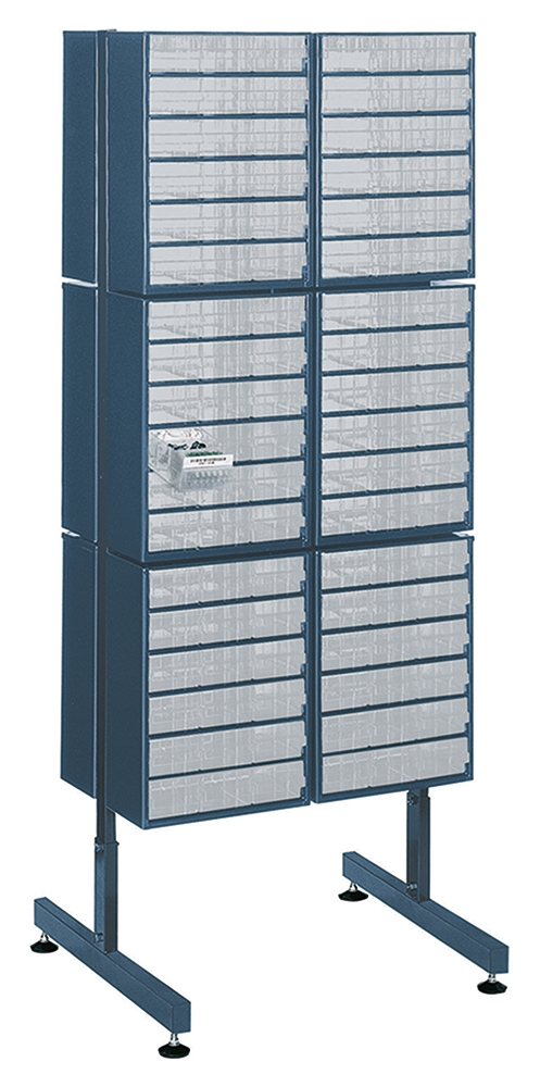 Raaco Drawer Storage Unit, Steel, 1600 mm x 622mm x 570 mm, Blue