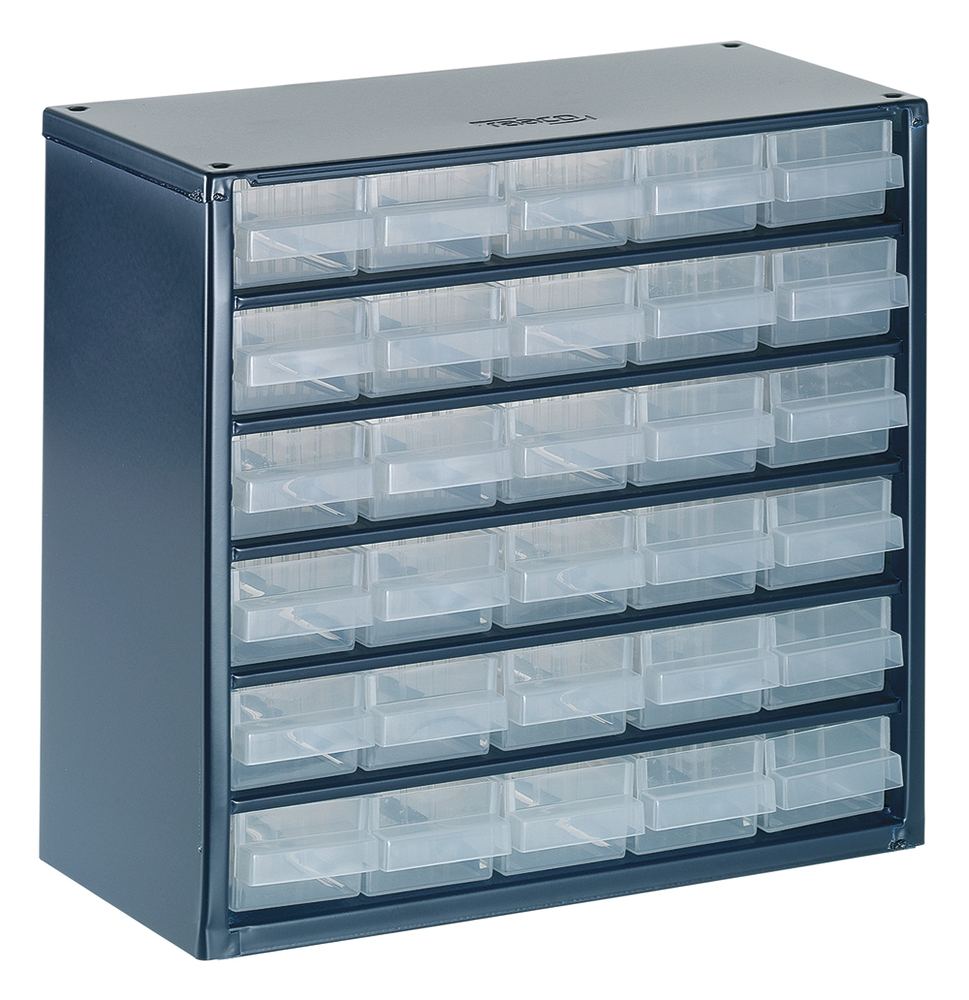 Raaco Drawer Storage Unit 30, Steel, 283 mm x 306mm x 150 mm, Blue
