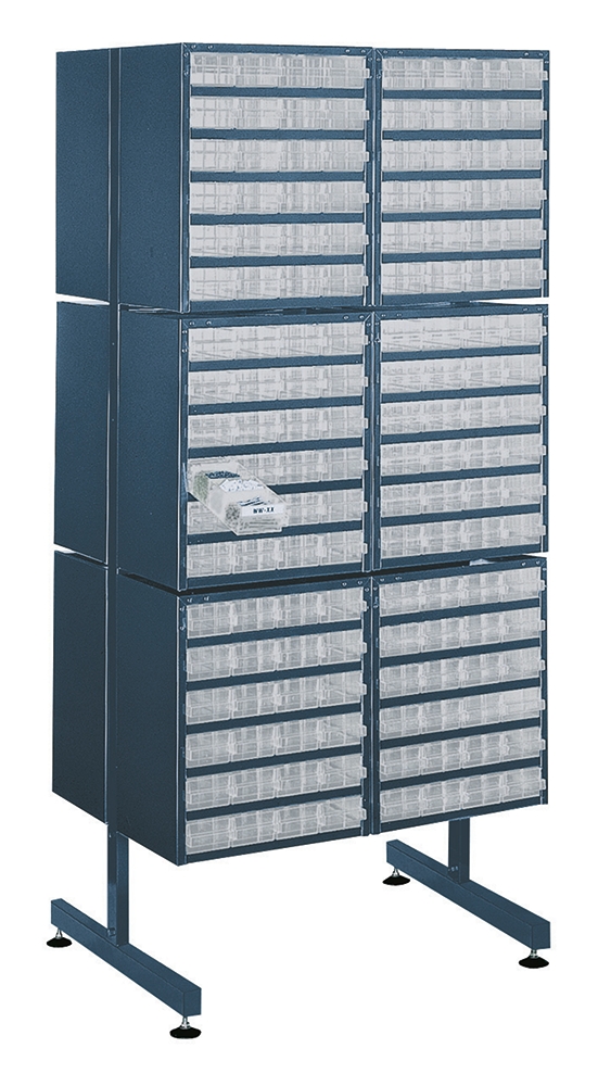 Raaco Drawer Storage Unit, Steel, 1600 mm x 705mm x 570 mm, Blue