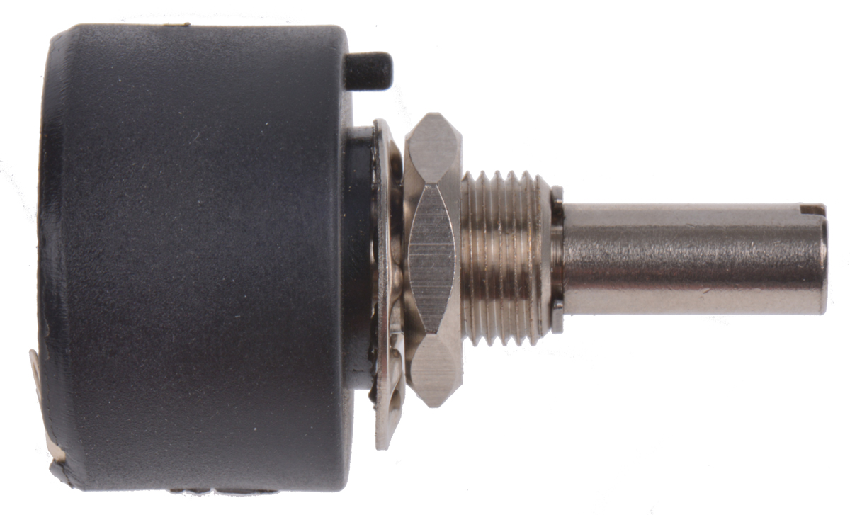 173-0728 RS PRO 10Ω Wirewound Potentiometer Panel Mount