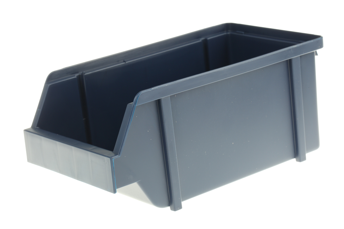 Raaco Polypropylene Storage Bin, 225 mm x 125 mm x 100 mm, Blue