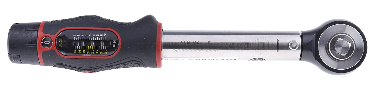 Norbar Torque Tools Click Torque Wrench, 4 to 20 Nm, 1/2 in Drive, Square Drive