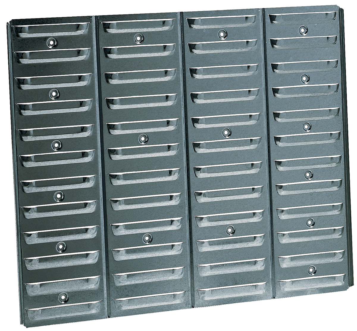 139182 Raaco Polypropylene Storage Bin, 184 mm x 1040 mm x 440 mm, Galvanised