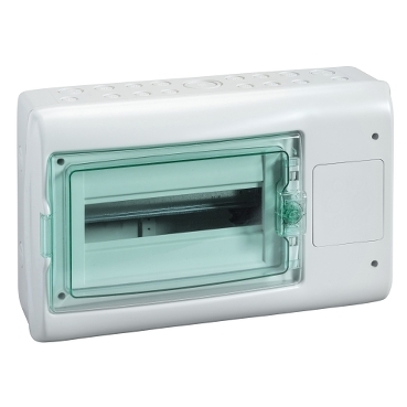 Schneider Electric Mureva Light Grey Smooth Polymer Electrical Enclosure, IEC, IP65, Surface Mount Mount, 1 Gangs 280 mm