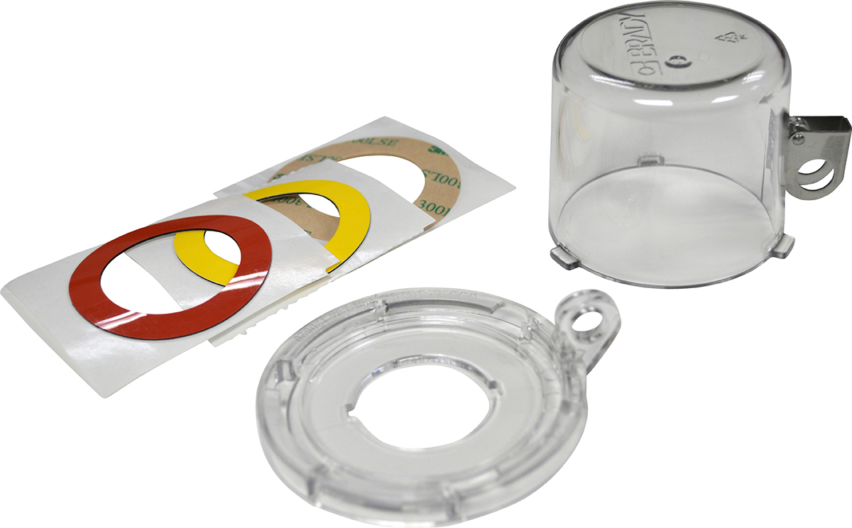 Brady Transparent 1-Lock Lockout Polycarbonate Push-button & Rotary Switch Lockouts, 7 mm