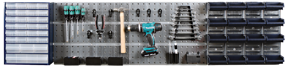 139830 Raaco Steel Workshop Storage System