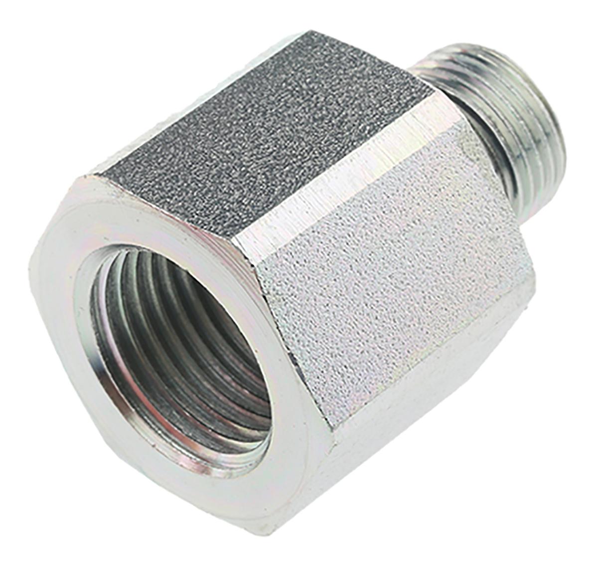 Parker RI3/8EDX1/2CF, Hydraulic Straight Steel Threaded Reducer