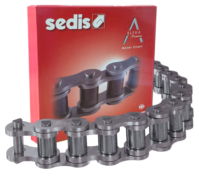 Sedis 12B-1 1 Roller Chain, 5 m, 22.3 mm, Alpha Premium, ISO 606 (DIN 8187)