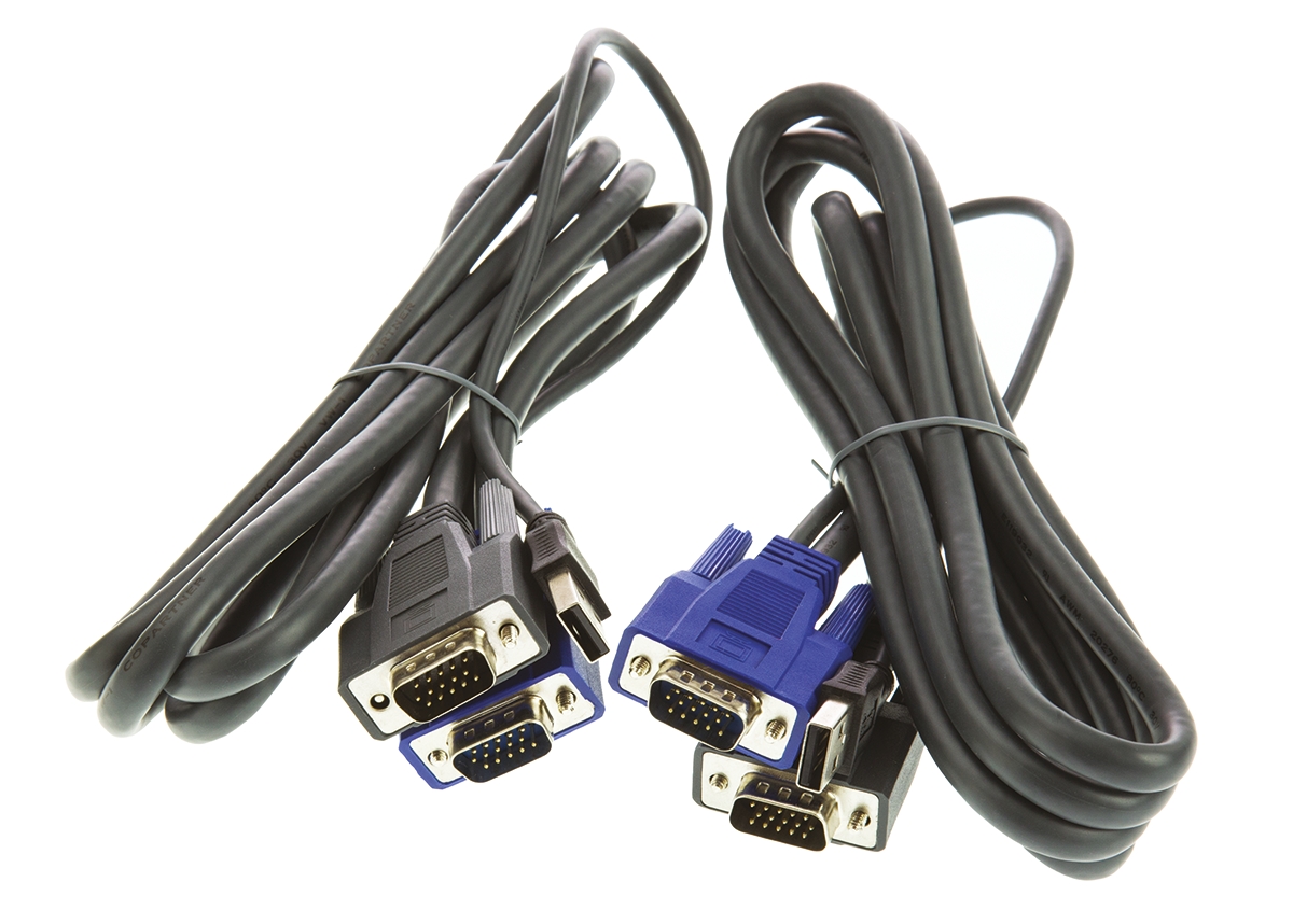 14013249 Roline 1 USB Extender Pair VGA over Catx KVM Extender 150 m