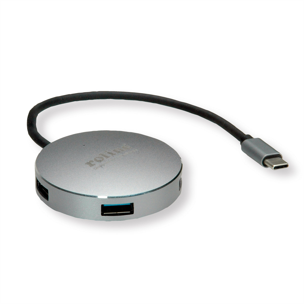 Roline 4 Port USB 3.2 USB Hub, USB Bus Powered, 200 mm