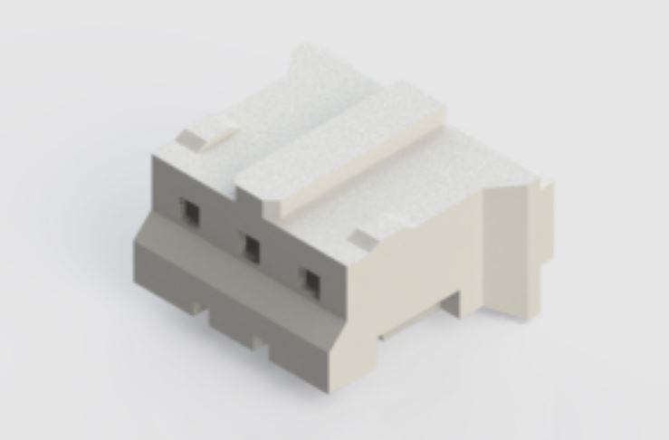 EDAC, 140 Female Crimp Connector Housing,  2 mm Pitch,  3 Way,  1 Row