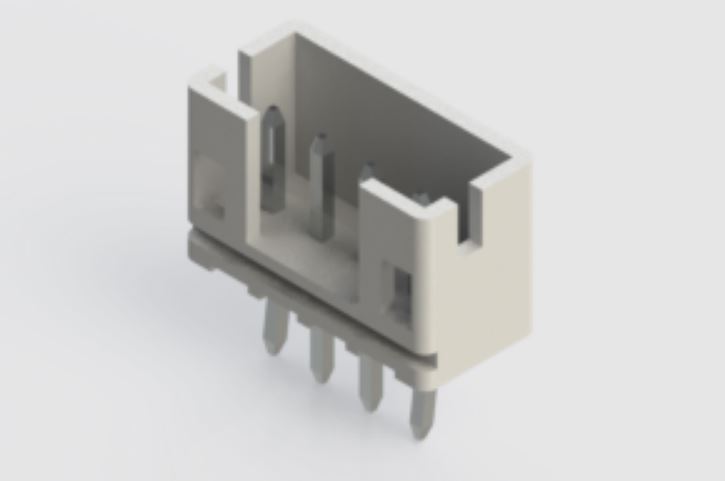 EDAC 140 Series Vertical Through Hole PCB Header, 4 Contact(s), 2 mm Pitch, 1 Row, Shrouded
