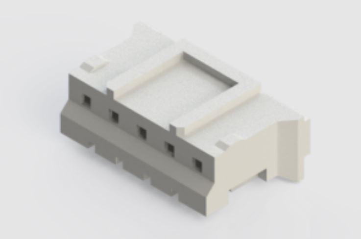 EDAC Female Crimp Connector Housing,  2 mm Pitch,  5 Way,  1 Row Top Entry