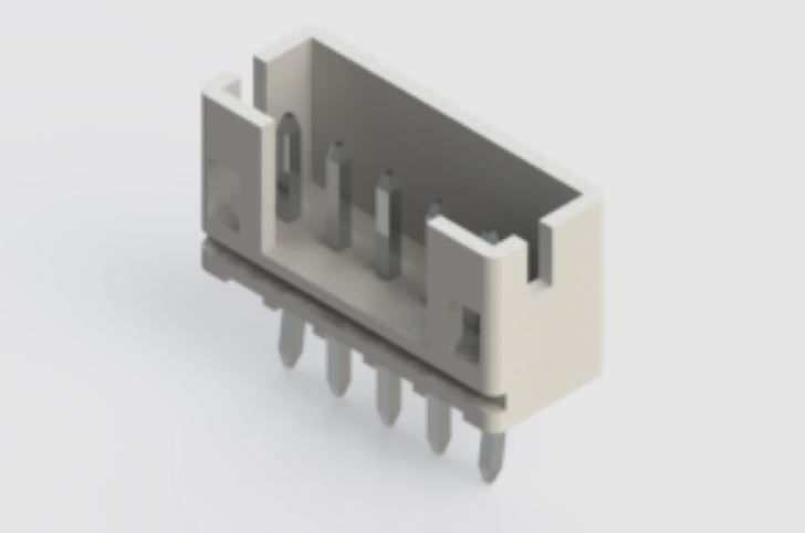 EDAC 140 Series Vertical Through Hole PCB Header, 5 Contact(s), 2 mm Pitch, 1 Row, Shrouded