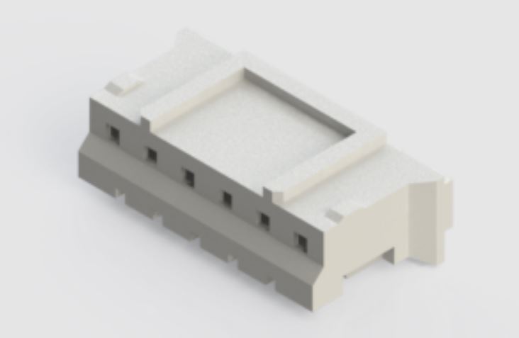 EDAC Female Crimp Connector Housing,  2 mm Pitch,  6 Way,  1 Row Top Entry