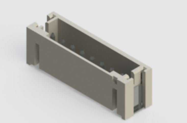 EDAC 140 Series Vertical Surface PCB Header, 8 Contact(s), 2 mm Pitch, 1 Row, Shrouded