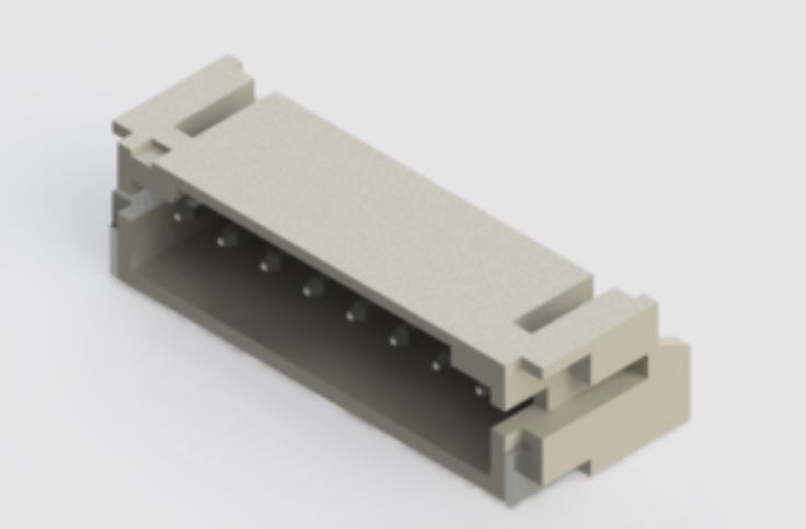 EDAC 140 Series Right Angle Surface PCB Header, 8 Contact(s), 2 mm Pitch, 1 Row, Shrouded