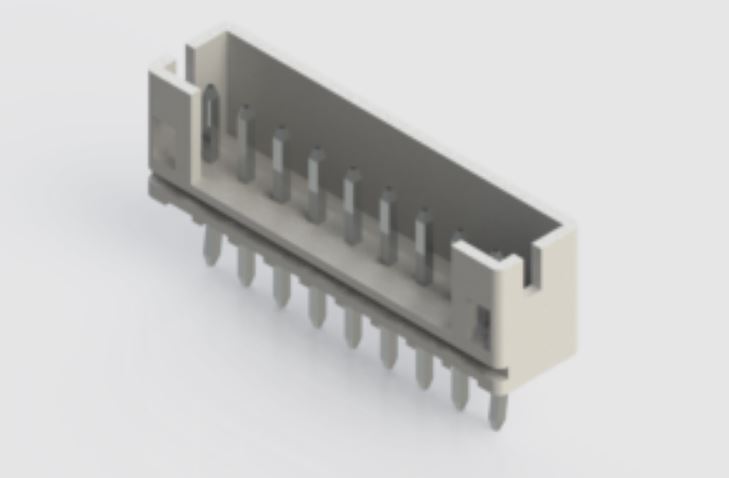 EDAC 140 Series Vertical Through Hole PCB Header, 9 Contact(s), 2 mm Pitch, 1 Row, Shrouded