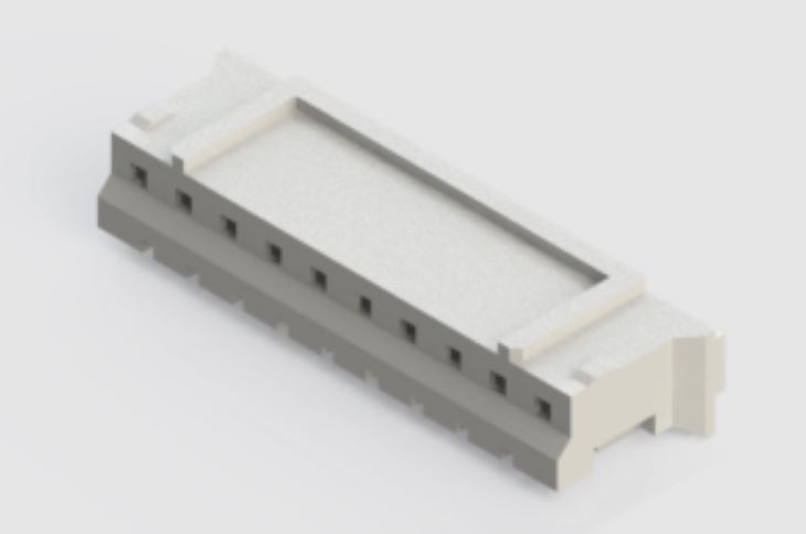 EDAC Female Crimp Connector Housing,  2 mm Pitch,  10 Way,  1 Row Top Entry