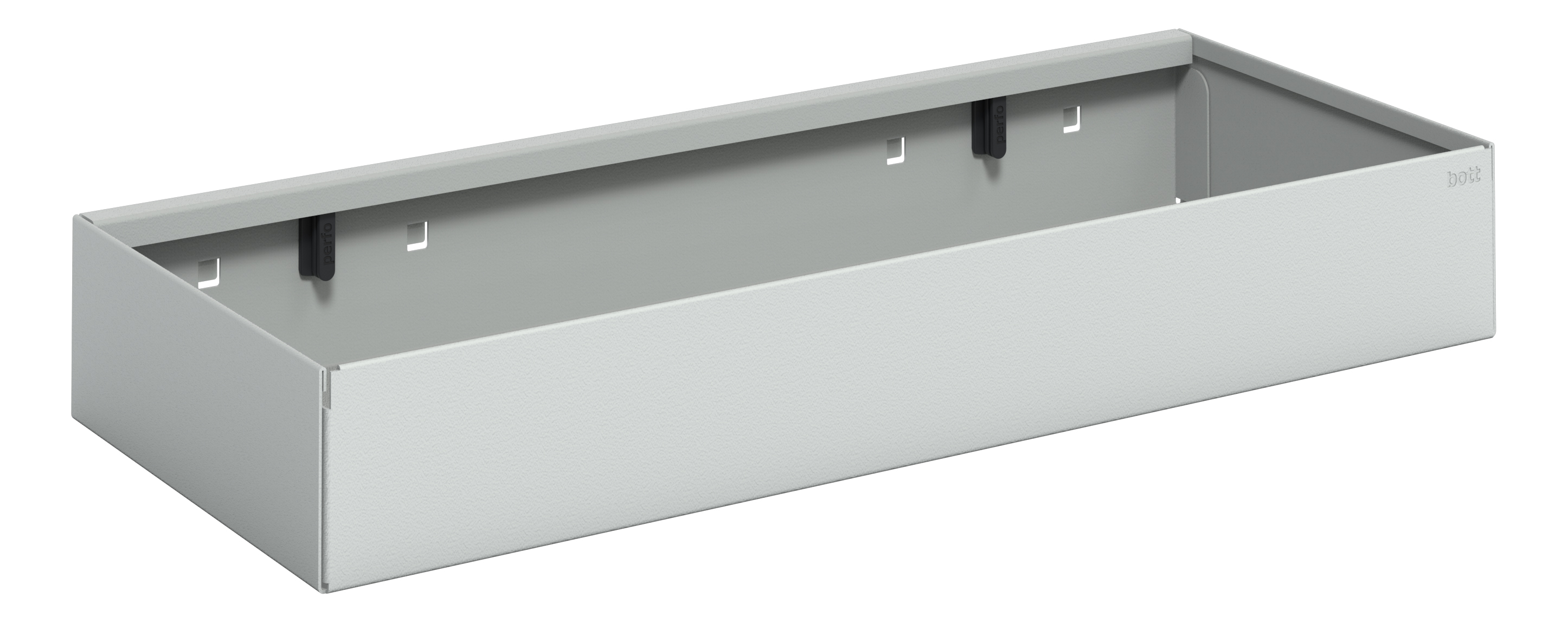 Bott Sheet Steel Tool Tray, W 440mm, L 175 mm, H 65 mm