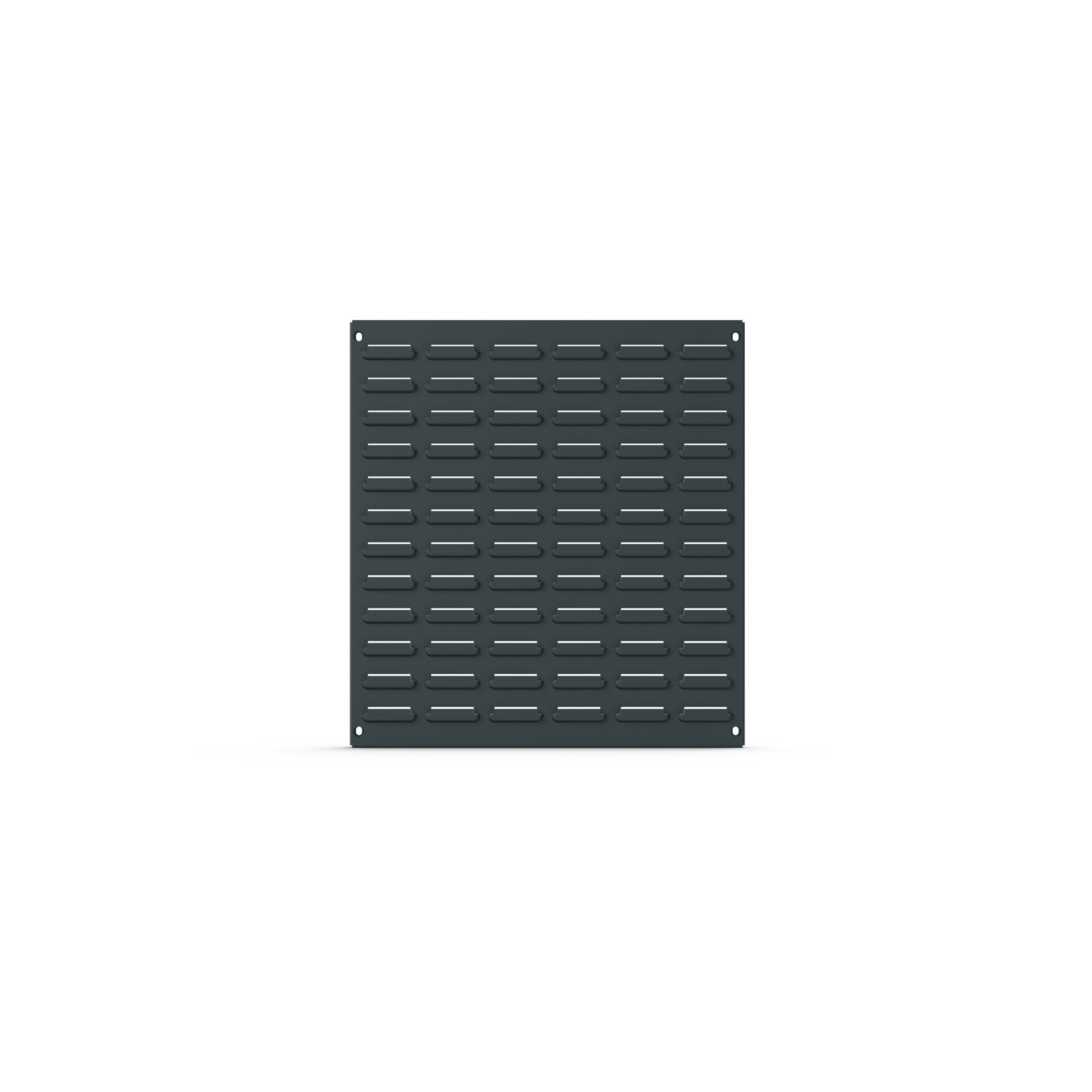 Bott Steel Louvre Panel Storage Unit, 457 mm x 19 mm x 495 mm, Anthracite
