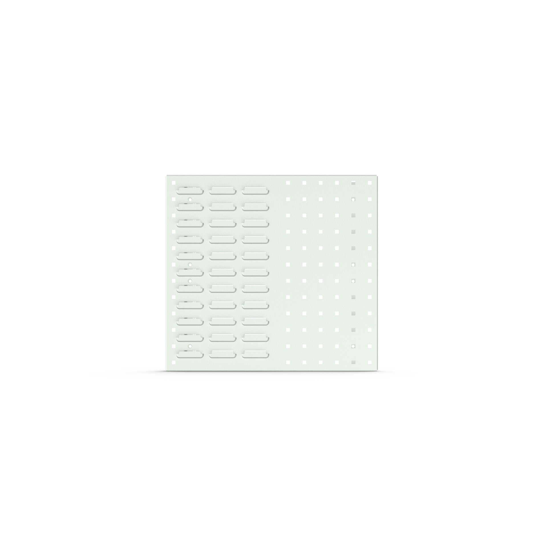 Bott Steel Louvre Panel Storage Unit, 19 mm x 495 mm x 457 mm, Light Grey