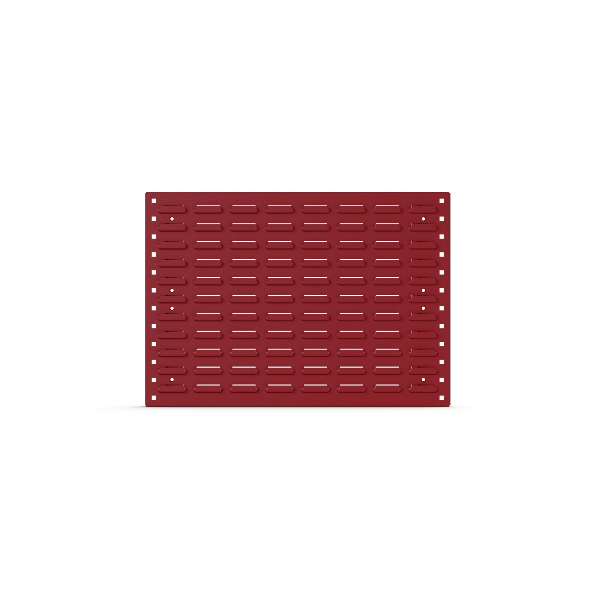 Bott Steel Louvre Panel Storage Unit, 19 mm x 650 mm x 457 mm, Red