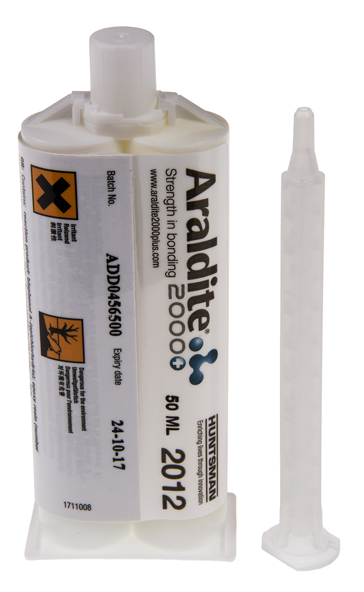 Araldite ARALDITE 2012 RESIN Liquid Adhesive, Light Yellow, 50 ml
