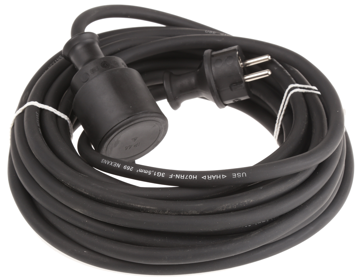 Kopp 10 m 1 Socket Type F - German Schuko Extension Lead, 250V, IP20