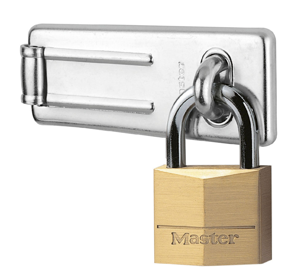 Master Lock Padlock Brass Padlock Weatherproof Keyed Alike, 9 mm Shackle, 40 mm Body