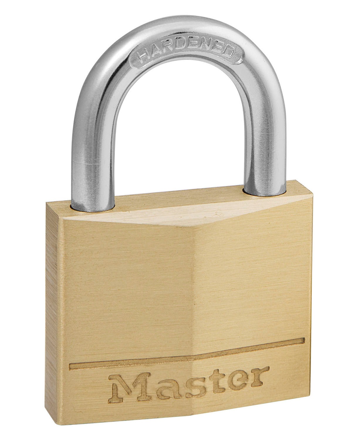 Master Lock Padlock Brass Padlock, 6 mm Shackle, 40 mm Body
