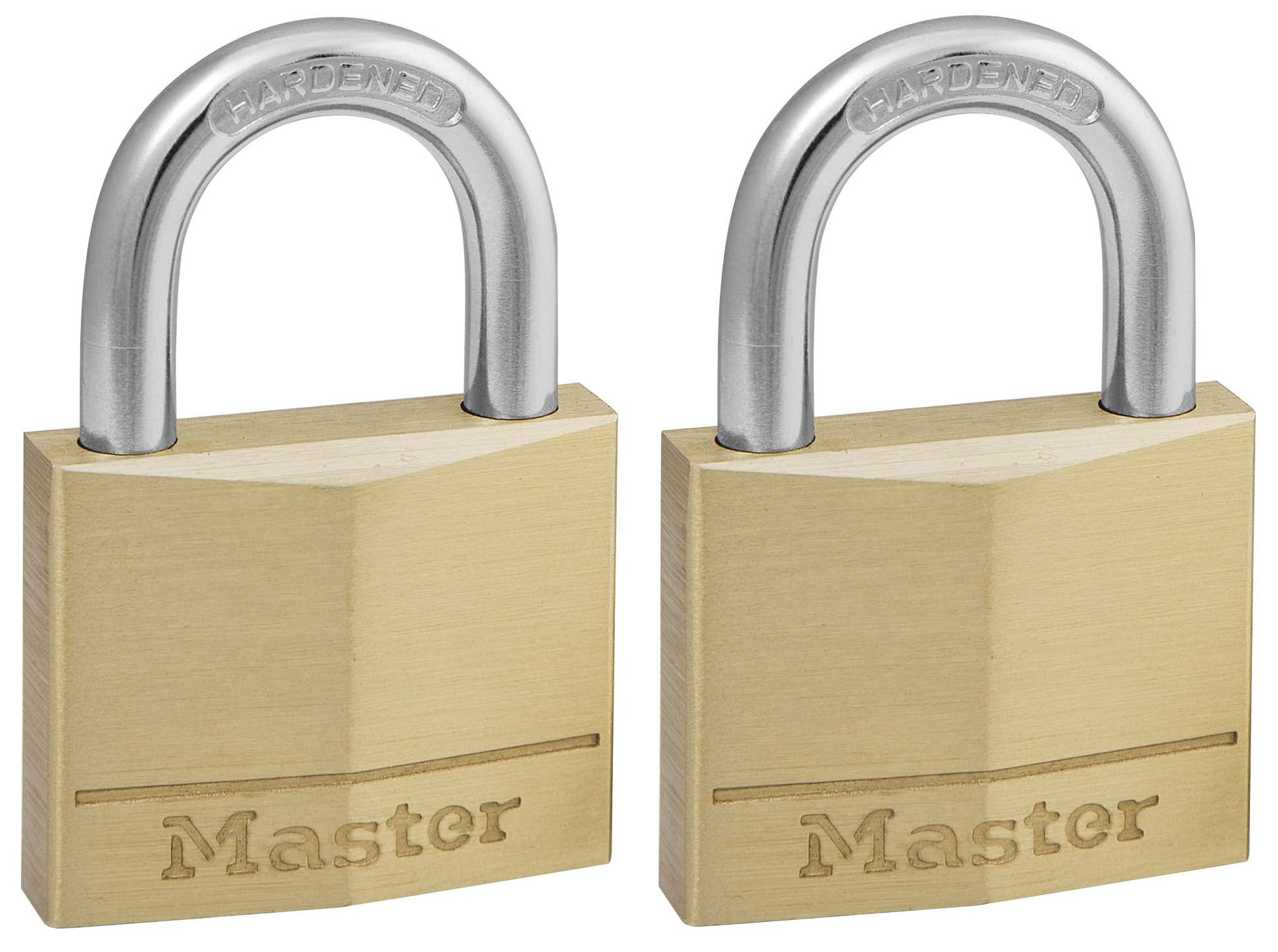 Master Lock Padlock Brass Padlock Keyed Alike, 6 mm Shackle, 40 mm Body